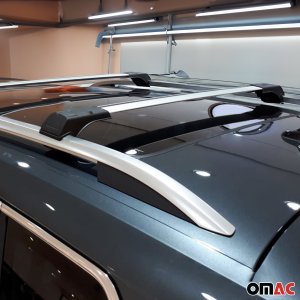 Mercedes Metris Roof Rack Cross Bars - Omac - Flybar 2Pcs - Gray - '16-'24 Mercedes Metris Roof Rack Cross Bars - Omac - Flybar 2Pcs - Gray - '16-'24